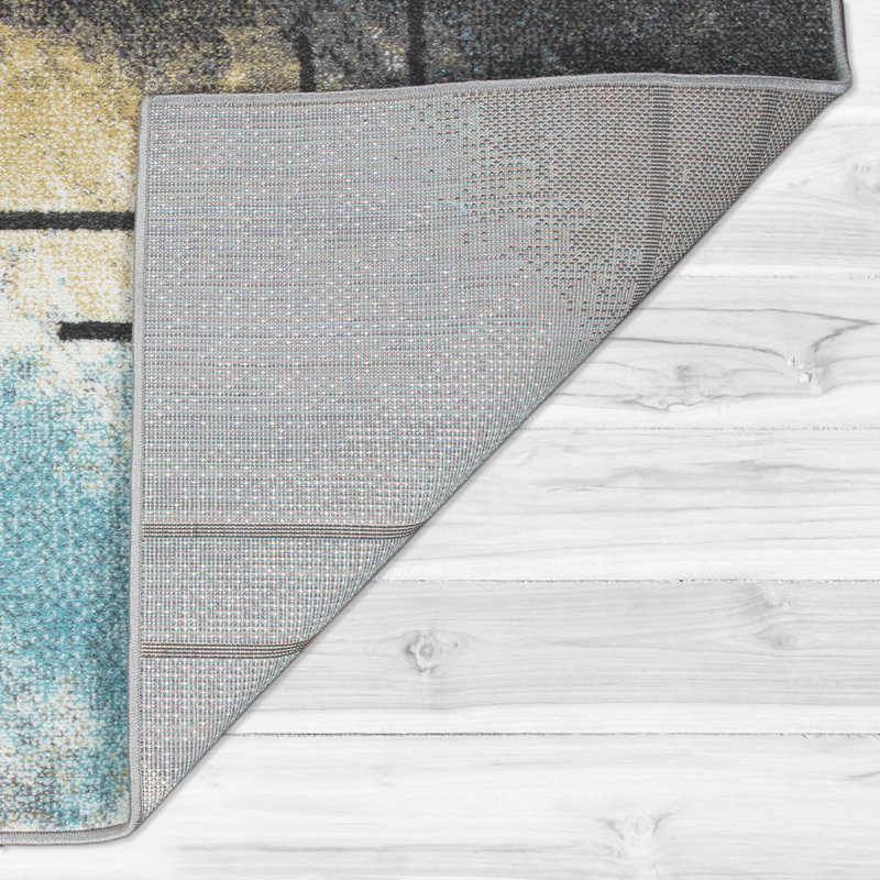 Ananshi Abstract Area Rug, Rectangle 160 x 220cm