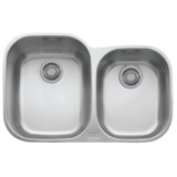 32" L x 20" W Undermount Double Basin Kitchen Sink