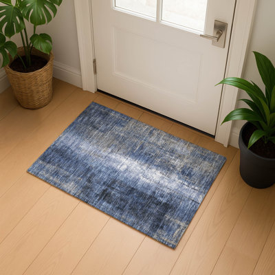 Tapis abstrait lavable à la machine de qualité supérieure AMF1980