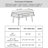 Waterproof Rectangle Checkered Vinyl Tablecloth with Flannel Backing,52" X 70" Grey White