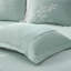 Housse de couette 100% coton - très grand / très grand avec broderie corail et literie à bordure-120478448