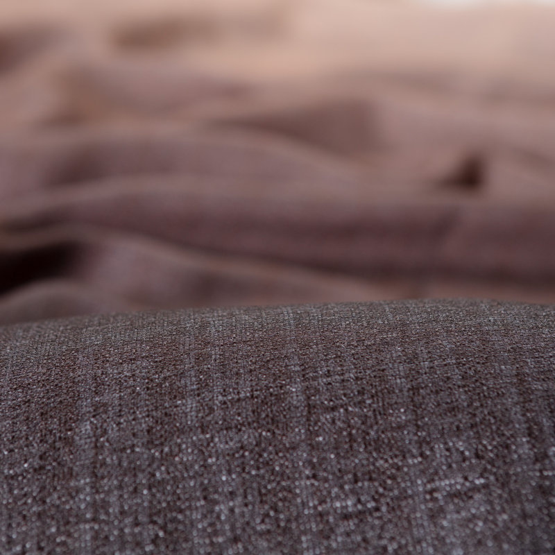 Carolie Ombre Semi-Sheer Rod Pocket Curtains, 52" W x 108" L, Brown