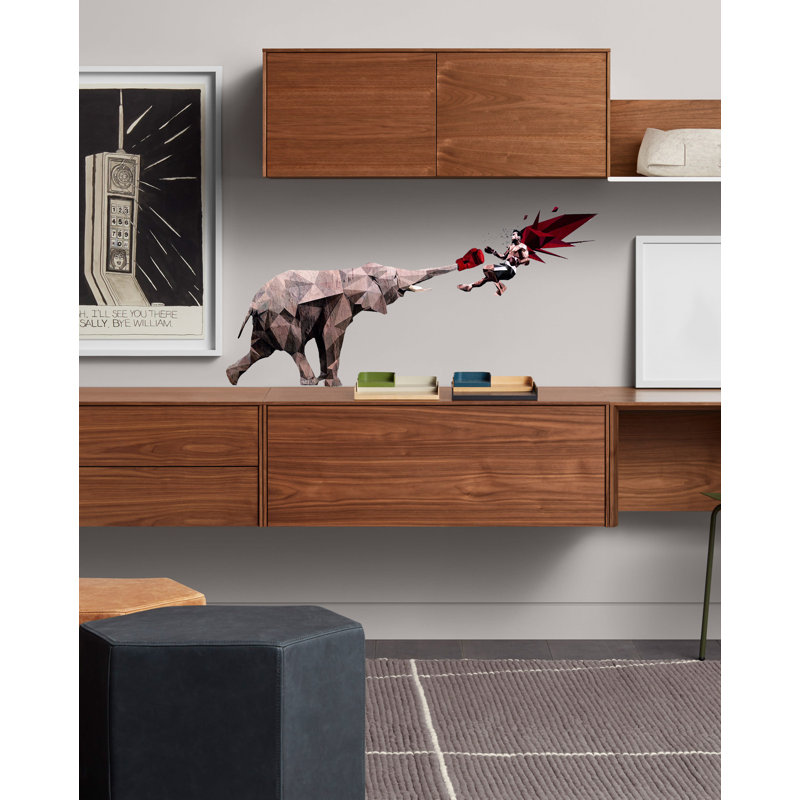 Animals Wall Decal, 22" H x 46" W