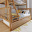 Lit superposé standard en bois massif avec lit gigogne Bolles-608176291-561468277