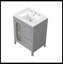 Meuble-lavabo simple 24 po avec plateau en céramique Nahriah-1237068460
