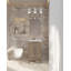 Ensemble de meuble-lavabo simple, plateau en acrylique et robinet en acrylique l 20 po x P 18 po Laurel-104783118