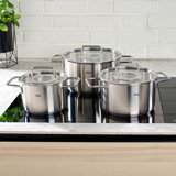 Fissler® Pure Collection Stainless Steel Stockpot with Glass Lid