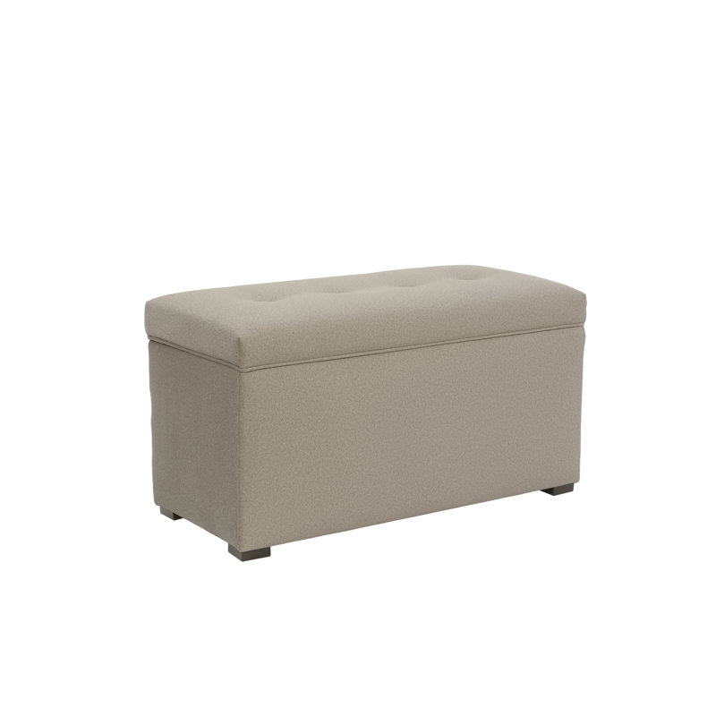 Angela Lift Top Storage Bench, Taupe