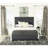 Maille Charcoal Upholstered  Panel Bed-565053432
