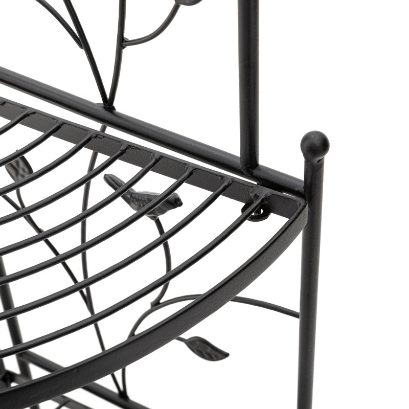 Planter Stands Plant Stand 4 Tier, Black
