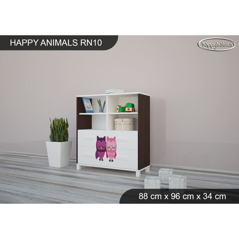 88cm W Kids Cube, Chestnut