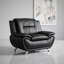 Canapé moderne 46 po en similicuir 1 place 46 po
