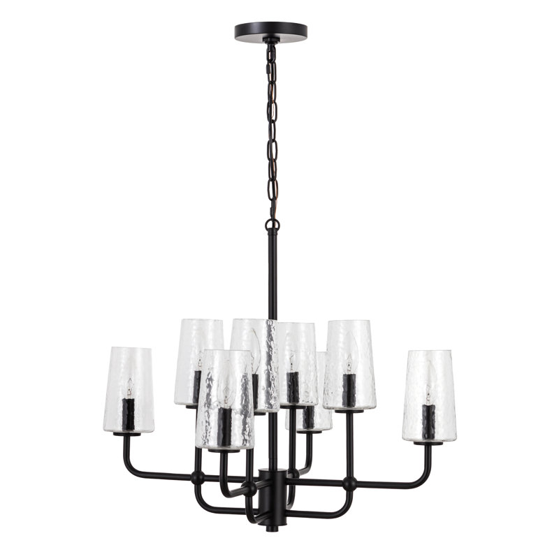 Lustre à niveaux 8 lumières Ahsaad
