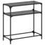 Console Table With Glass Top Steel-1319533438-1319533408