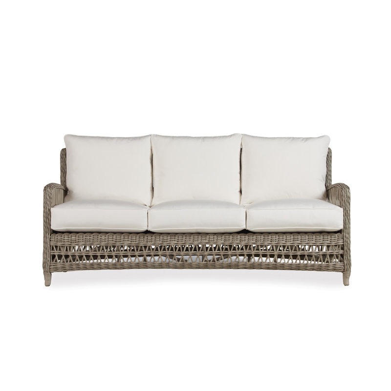 Mackinac Outdoor 3 - Seat Patio Sofa, Deluna Aegean