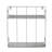 2 Piece Metal Floating Shelf