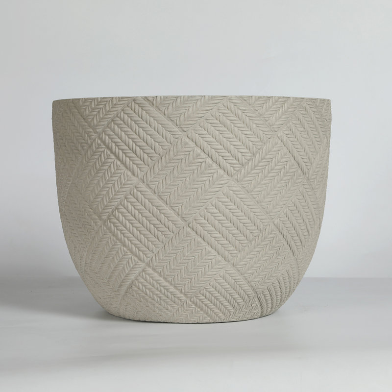 Round Concrete Planter