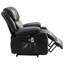 Fauteuil de massage électrique Power Lift, adapté aux personnes âgées, avec fonctions de chauffage et de vibration, cuir polaire avec USB, peut être utilisé pour s'allonger