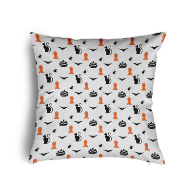 Housse et insert de coussin carré en polyester 