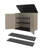 One Metal Shelving, Black