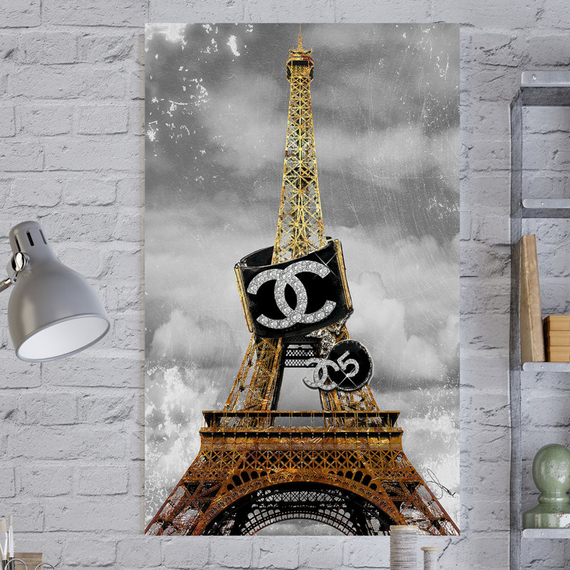 «Wraraps in Couture», reproduction sur toile, H 60 po x l 36 po x P 1,5 po, Toile tendue