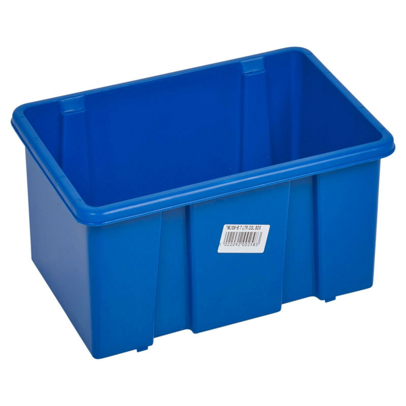 Symple Stuff Plastic Decorative Bin, Blue