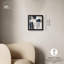 Art mural bleu et brun clair Abstraction II Shadowbox par Art Remedy-115123823-115123820