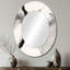 Miroir mural abstrait moderne neutre abstrait noir-191991631