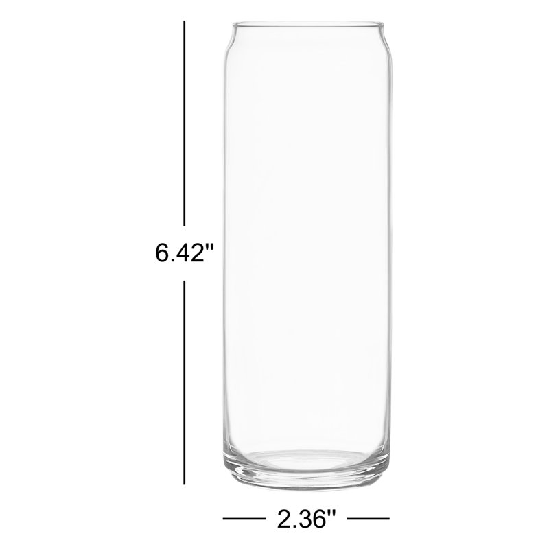 Ensemble de 6 canettes en verre Libbey Classic Slim, 12,5 onces