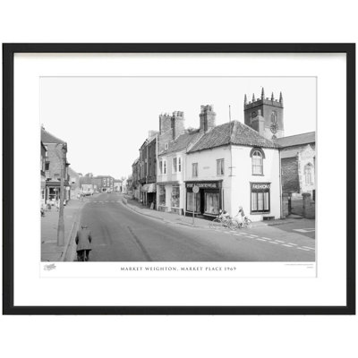Market Weighton, Market Place 1969 by Francis Frith - Single Picture Frame Print