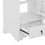 Meuble-lavabo de 20 po avec lavabo en céramique et tiroir à compartiments, tablette ajustable en forme de U-312879900