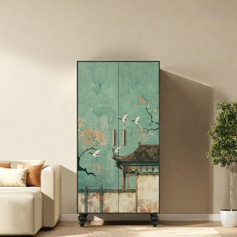 Aesthetics French style retro decoration wardrobe