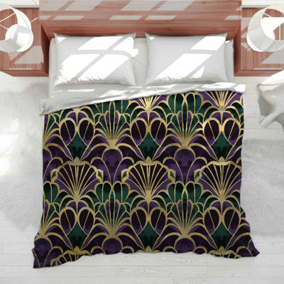 Trendy Floral Plush Bedding