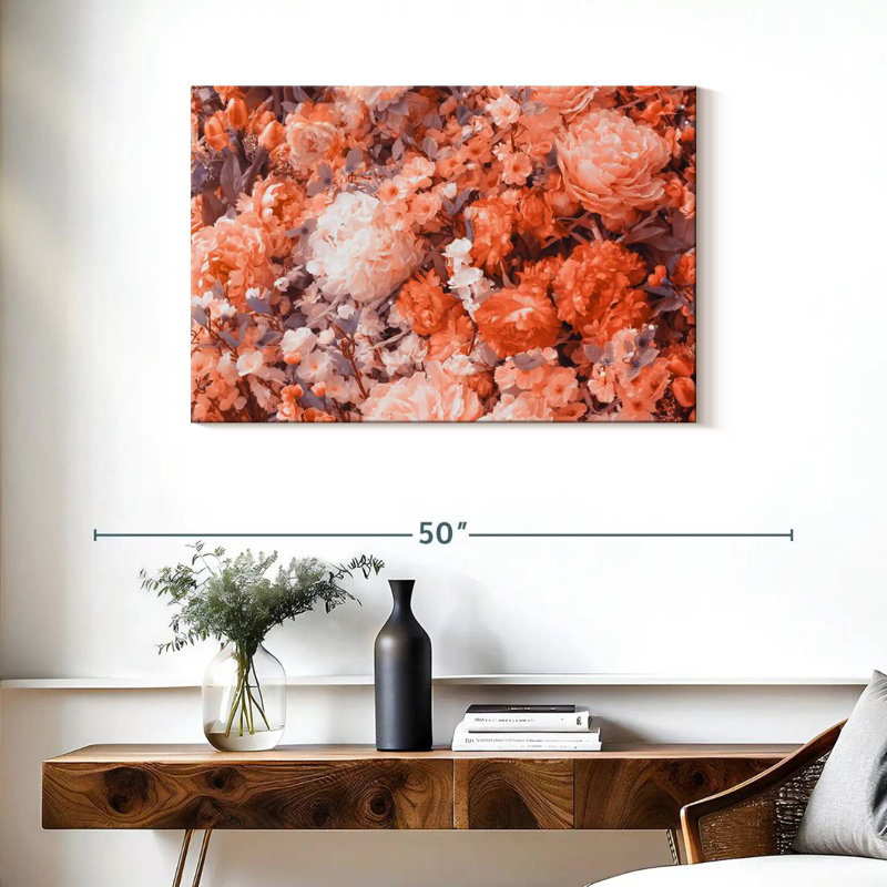 Harnek allure de fleur de pantone, H 24 po x l 36 po