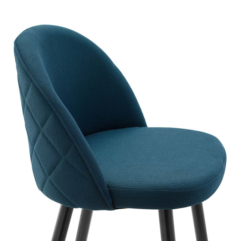 Tabourets de bar Cordial - ensemble de 2, Azure Fabric, Counter Stool (25" Seat Height)