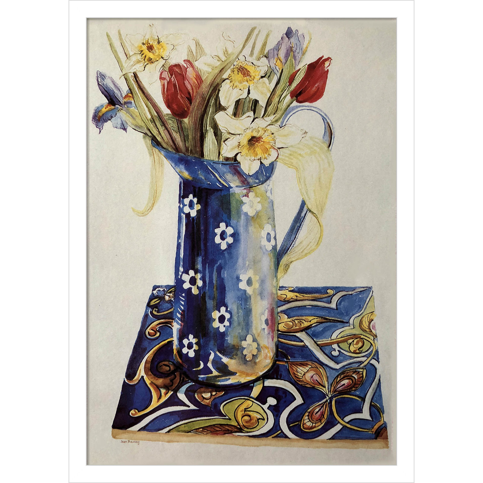 Tulips by Thewsey Joan, White, 21" H x 15" W x 1" D