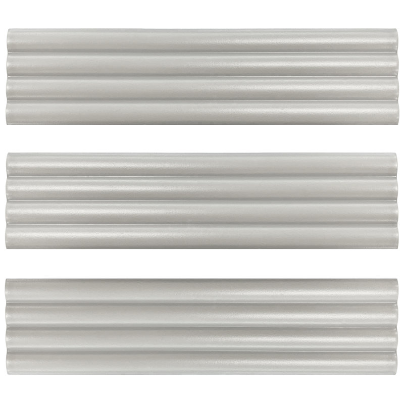 Carreau de céramique pour mur et plancher 3 po x 12 po Flute, Gris