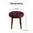 Elle Decor Penelope Round Tufted Stool-24099451