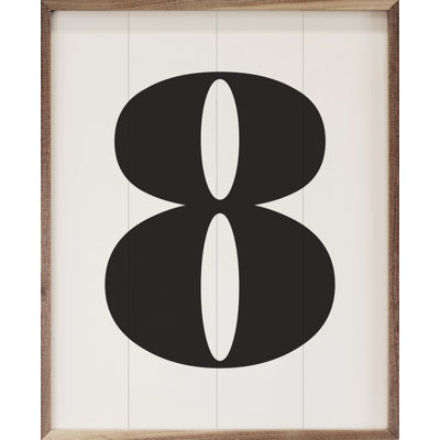 Classic Number Huit - blanc