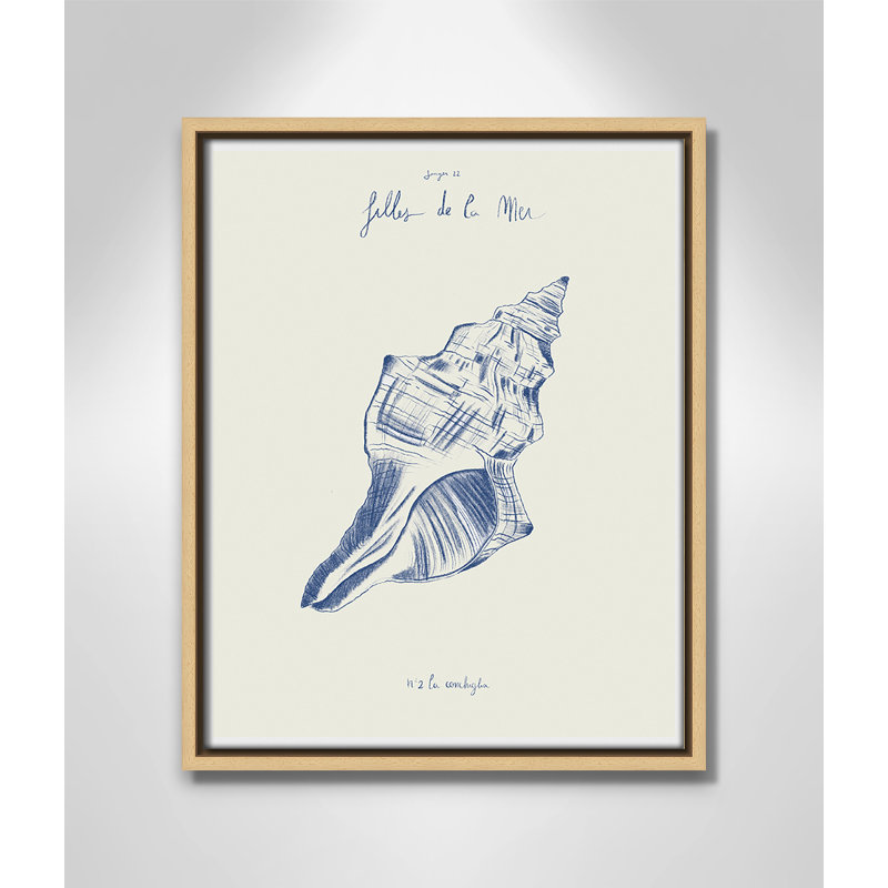 «Filles de la mer II» par Mora, H 15,5 po x l 12,5 po, Flotteur naturel