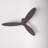 Hardy 3 - Blade Flush Mount Ceiling Fan with Remote Control-1779934781