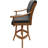 Havertown Leather Counter Solid Wood Bar Stool 26" Seat-1749490274