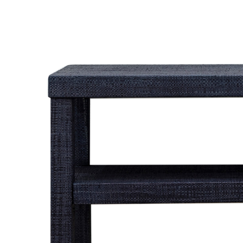 Console en raphia Gia de 47 po