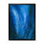 Plume bleue moderne - Peinture sur toile-202229874-202229875