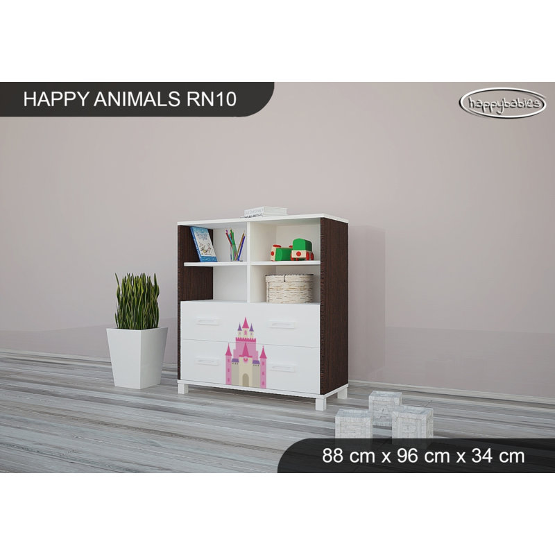 88cm W Kids Cube, Chestnut