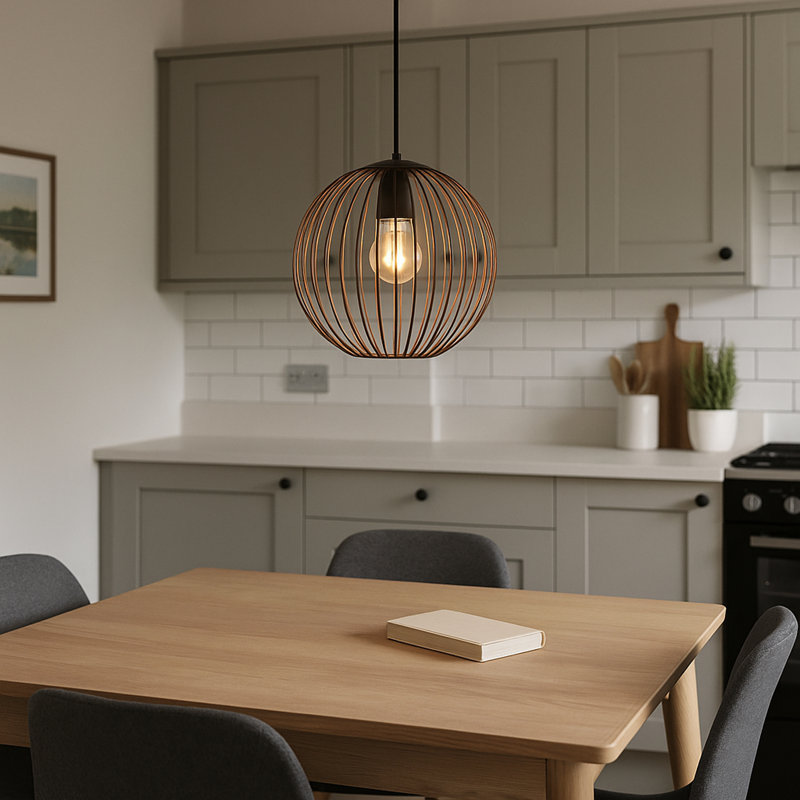 1 - Light Copper Pendant