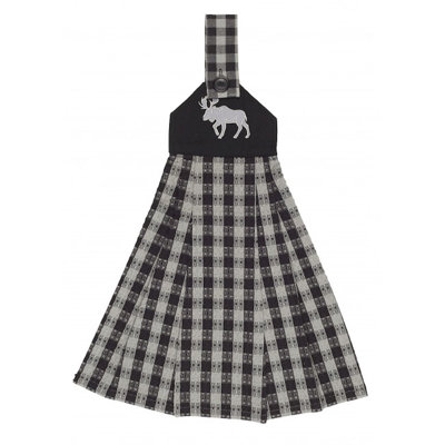 Cotton Checkered Waffle Tea Towel Kitchen Towel