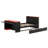 Wood Daybed with Trundle, Writing Desk, Built-in LED Lighting & USB Charging Ports-331128677-331128682