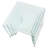 vidaXL Nesting Table Set Set of 3 Clear Tempered safety glass Small