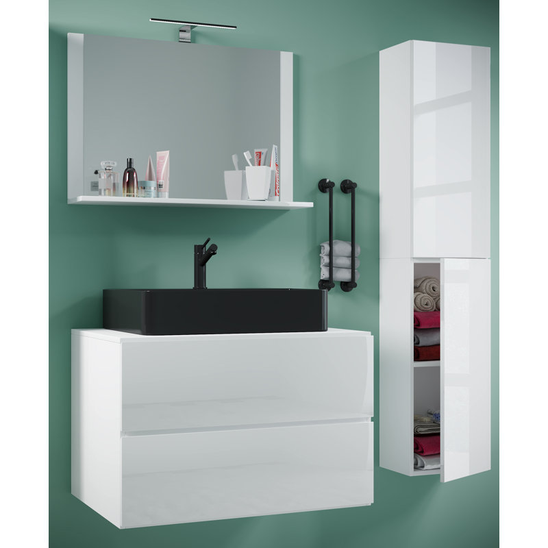 Aniceto Bathroom Furniture Suite, White